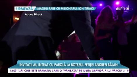 Invitații au intrat cu "parolă" la botezul Andreei Bălan! Ce au "hotăr&acirc;t" ursitoatoarele pentru fetița ei!
