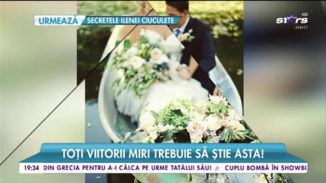 Barca împodobită cu flori, noua fiță în materie de nunți