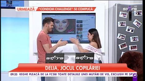 Soţul Deliei și jocurile copilăriei. Cum l-a suprins vedeta pe Răzvan: "Pişcă, pişcă"