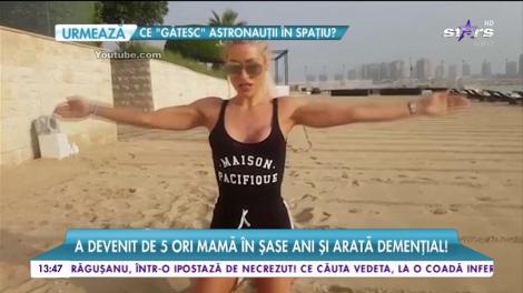 A devenit de 5 ori mamă &icirc;n 6 ani și arată demențial! Imaginile cu ea st&acirc;rnesc invidie!