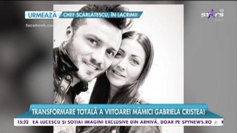 Transformare totală a viitoarei mămici Gabriela Cristea!