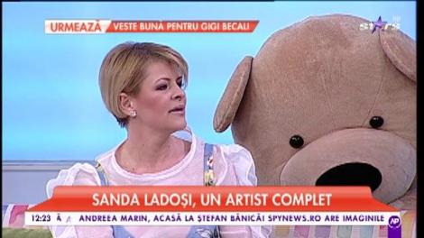 Sanda Ladoşi a slăbit aproape 11 kilograme &icirc;n 2 luni! Artista a venit la tv &icirc;mbrăcată &icirc;ntr-o bluză transparentă