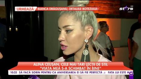 Alina Ceuşan, cele mai tari lecţii de stil