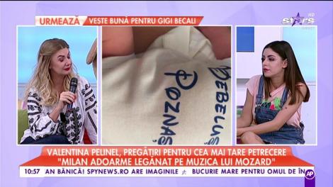 Își iubeste puiul extrem de mult și se străduiește să-i ofere ce-i mai bun. Valentina Pelinel, pregătiri pentru cea mai tare petrecere:  "Vreau să-i fac un cadou special lui Milan"