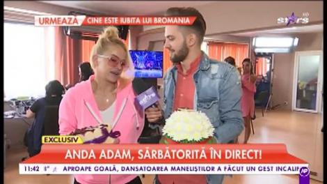 Anda Adam, surpriză emoţionantă de ziua ei! Cum a fost surprinsă de soţul ei: "Nu mă așteptam"