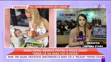 Anda Adam, mămică pentru a doua oară?