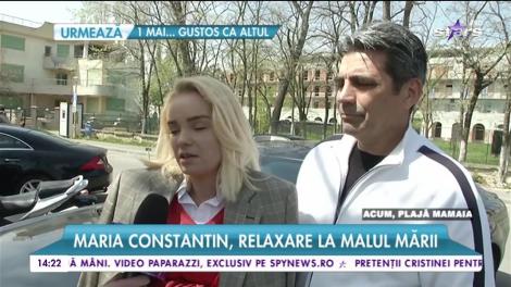 Maria Cosntantin, relaxare la malul mării! Cum petrec vedetele de 1 mai!