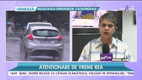 Vești proaste de la meteorologi! Atenționare de vreme rea!