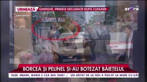 Borcea și Pelinel și-au botezat băiețelul! Afaceristul a ieșit din închisoare!