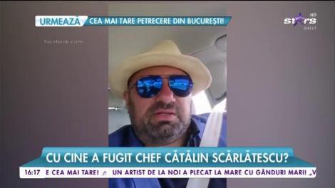 Peripeții de chef! Cu cine a fugit Cătălin Scărlătescu? A fost surprins alături de o tânără sexy!