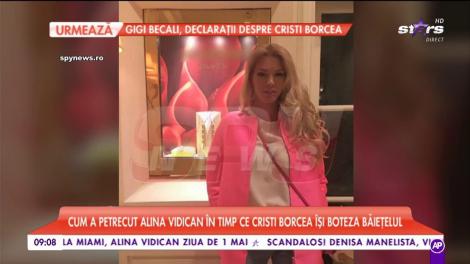 Alina Vidican, fosta soție a lui Cristi Borcea, a sărbătorit 1 Mai românește