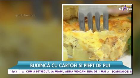 Rețetă: Budincă cu cartofi și piept de pui!