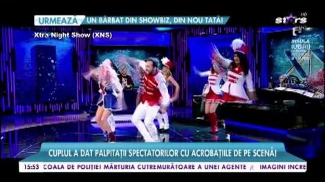 Andreea Bălan şi Petrişor, demonstraţie impresionantă!