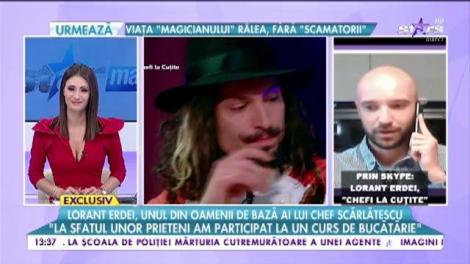 Lorant Erdei, unul din oamenii de bază din echipa lui Scărlătescu! "La sfatul unor prieteni am participat la un curs de bucătărie!"