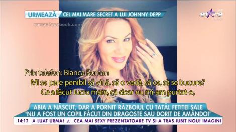 Abia a născut, dar deja a pornit războiul cu tatăl fetiței ei! Bianca Roman, fosta ispită de la "Insula Iubirii": "Noi nu avem nimic de împărțit!"