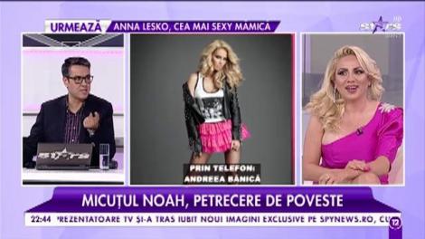 Andreea Bănică, în toiul pregătirilor pentru botezul lui Noah