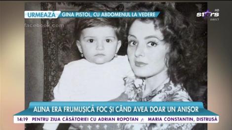 Alina Puşcaş, încântătoare de mică! Mama vedetei a postat o fotografie de colecție