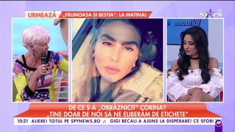 Corina, luată &icirc;n colimatoriu de Monica Tatoiu pentru pozele HOT: "Mesajul ei e: &laquo;Sunt de v&acirc;nzarea&raquo;"