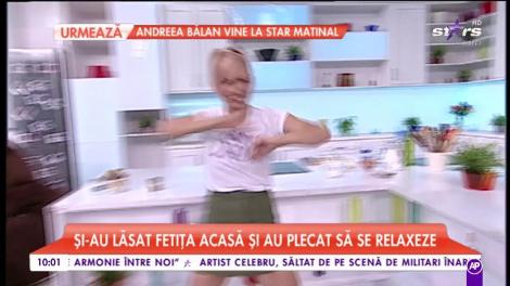 Mădălina Ghenea și Matei și-au lăsat fetița acasă și au plecat să se relaxeze