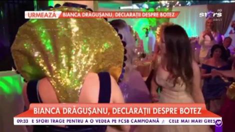 Botez select în showbizul românesc! Bianca Drăgușanu și-a creștinat fetița. Ce figurină a ales mămica pentru tortul micuței Sofia