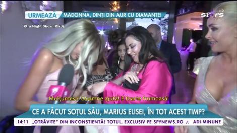 Nimeni nu a sesizat asta în timpul petrecerii. Oana Roman, singură la botezul micuţei Sofia