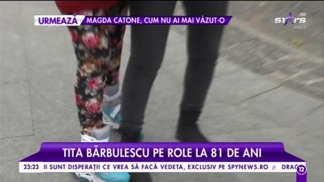 Una dintre cele mai cunoscute artiste de muzică populară a urcat pe role, pentru prima dată, la 81 de ani!