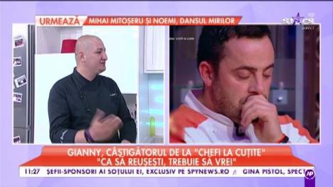 Gianny Bănuţă a câştigat "Chefi la cuţite", dar mai are multe de povestit: "Pentru pasiunea mea pentru gătit am renunţat o perioada la şcoală"