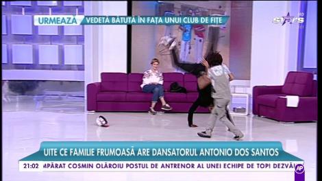 Demonstrație de Capoeira în platoul Răi da' buni! Antonio Dos Santos și fiul său Leandro dansează și se luptă în același timp