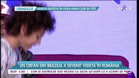 Mihai Morar învață să folosească Kendama de la Leandro, fiul lui Antonio Dos Santos