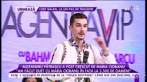 Un artist &icirc;n plină ascensiune a crescut &icirc;n casa Mariei Ciobanu şi a m&acirc;ncat cu ea la masă