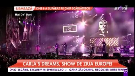 Carla's Dreams, show de excepție la concertul de ziua Europei. "Sub pielea mea" s-a auzit în întregul București. Fanii au știut toate versurile melodiilor