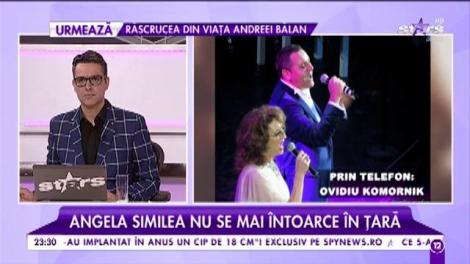 Angela Similea nu se mai întoarce în ţară!?! MOTIVUL pentru care e foarte atentă la apariţiile ei