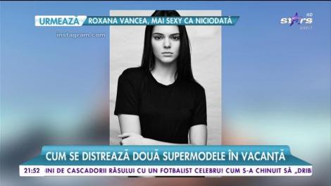 Bella Hadid şi Kendall Jenner, sexy pe plajele mirifice din Caraibe