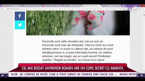 Cel mai bogat antrenor român are un copil secret cu amanta de care nu știa nimeni!