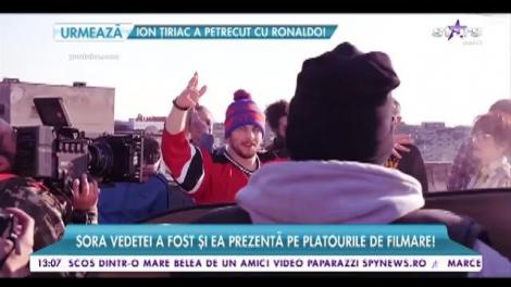 Surpriză de proporții. Cine a apărut pe platourile de filmare la ultimul videoclip al Deliei!