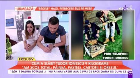 Dieta minune a dat roade. Cum a slăbit Tudor Ionescu nouă kilograme. La ce alimente a renunțat artistul