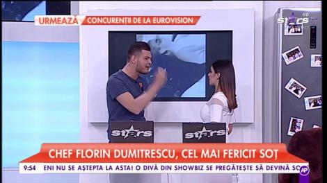 Chef Florin Dumitrescu îi declară dragostea soţiei, ori de câte ori are ocazia