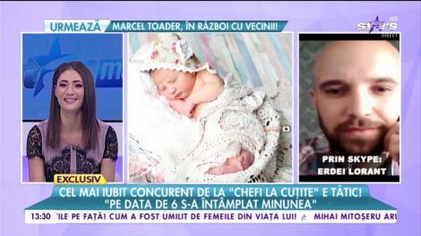Cel mai iubit concurent de la Chefi la Cuţite e tătic! Cum i s-a schimbat viața lui Lorant Erdei!