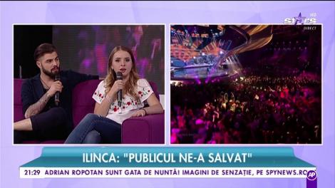 Ilinca şi Alex Florea, dezvăluiri din culisele concursului Eurovision: "Când am văzut votul juriului, îmi venea să plâng. Publicul ne-a salvat"
