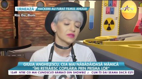 Giulia Anghelescu, cea mai năbădăioasă mămică