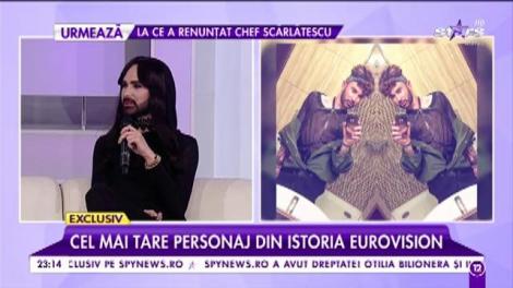 Conchita Wurst de România, apariţie de senzaţie la Agenţia VIP. DUDU: "Foarte multă lume îmi spune că semăn cu ea". Tu ce părere ai?