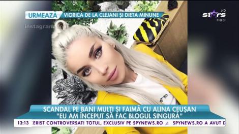 Scandal pe bani mulţi şi faimă cu Alina Ceuşan