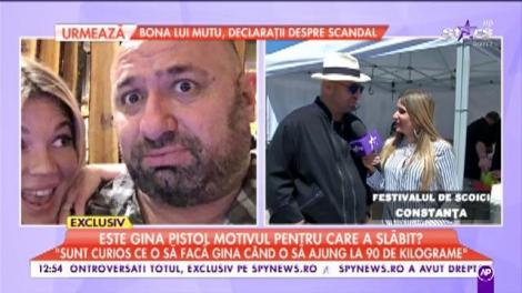 Chef Scărlătescu s-a apucat de slăbit: ”Sunt curios ce va face Gina Pistol când voi ajunge la 90 de kilograme. Oare va îmbrăca rochia de mireasă...”