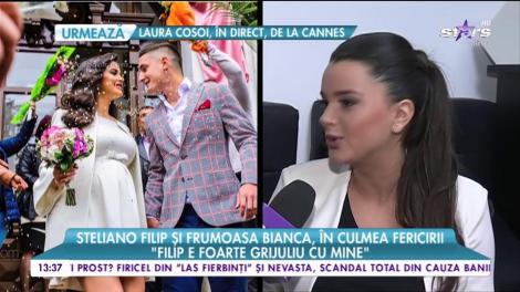 Steliano Filip şi frumoasa Bianca, în culmea fericirii