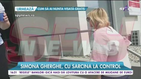 Simona Gherghe, cu sarcina la control! Prezentatoarea a ajuns la medicul care o supraveghează: "Mai este puţin"