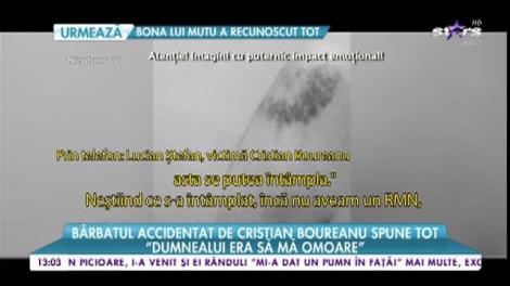Cristi Boureanu, rănit grav şi cu banii luaţi