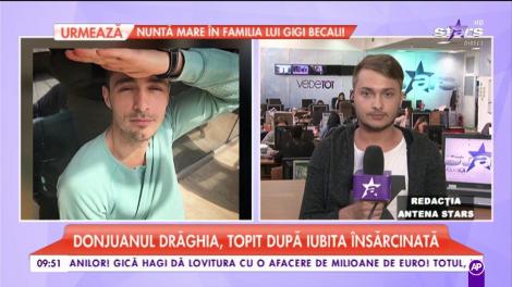 Vladimir Drăghia, topit după iubita însărcinată