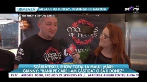Scărlătescu, show total la malul mării