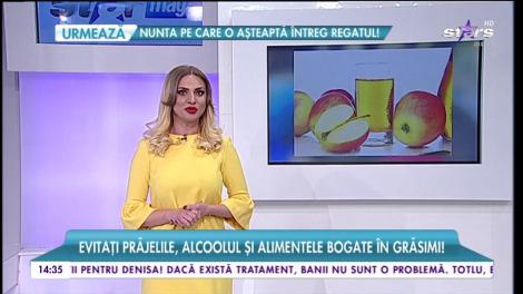 "Un măr pe zi ţine doctorul departe".Detoxifierea cu suc de mere protejează organismul de infecţii