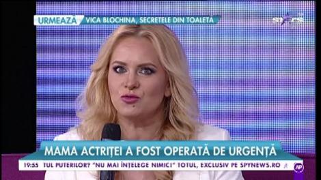 Paula Chirilă despre boala mamei sale: "A fost groaznic, &icirc;ntr-o jumătate de oră s-a făcut portocalie"